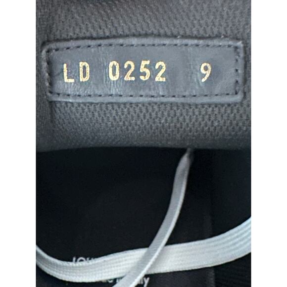 Louis Vuitton Black & Blue Logo Trainers - Picture 8 of 8